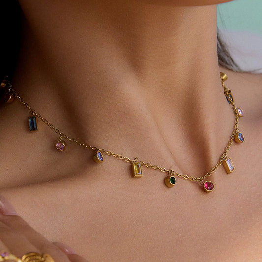 Confetti Charm Necklace